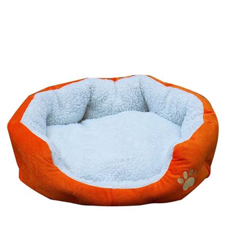 Waterproof Super Warm Soft Fleece Puppy Bed Removable Cushion Pet Dog