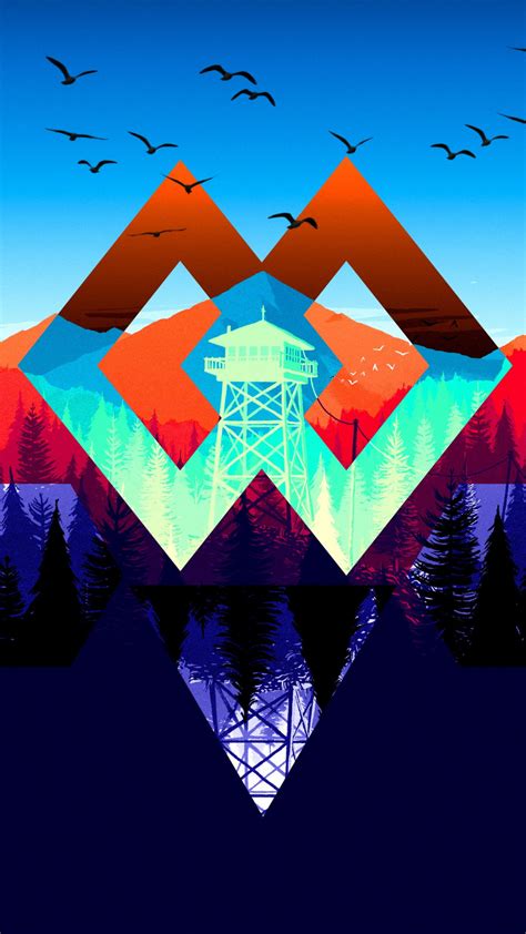 Free Download 50 Firewatch Hd Wallpapers Abstract Gaming Background 4k