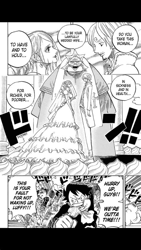 Sanji And Puddings Wedding One Piece Manga One Piece Ace One Piece