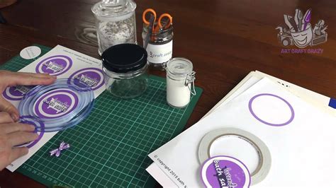 Oh yes, you read that right. how to make labels for homemade bath salts jars - YouTube
