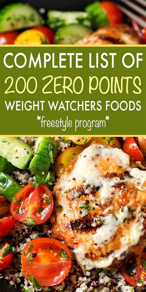 While they still use the smartpoints system, the new freestyle plan lowers your allowed points. Zero Point Foods (Complete List) - The Chunky Chef