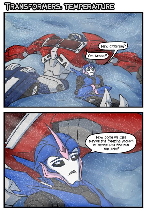 A Transformers Only Weakness Is Cold But Only In 2020 Transformers Memes Transformers