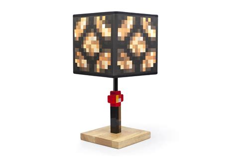 Minecraft Glowstone 14 Inch Corded Desk LED Bedside Night Light Lamp