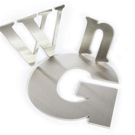 Stainless Steel Letters Any Font Any Size Custom Woodland