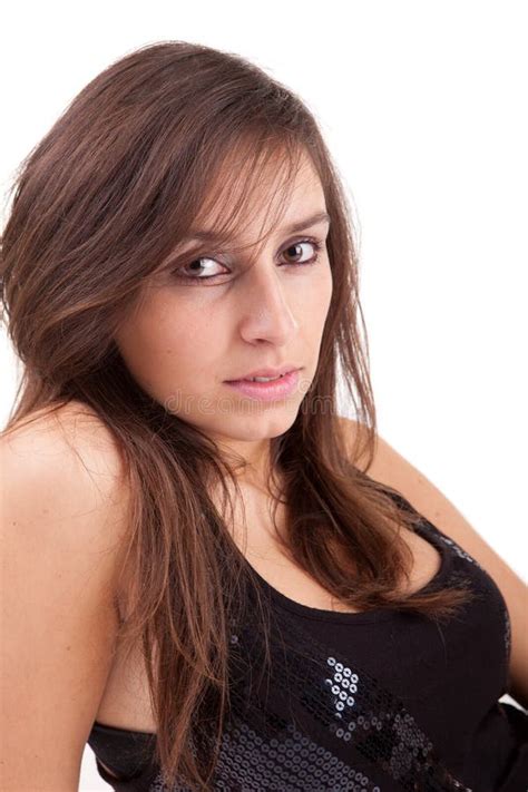 Young And Beautiful Woman Posing Stock Photo Image Of Expression