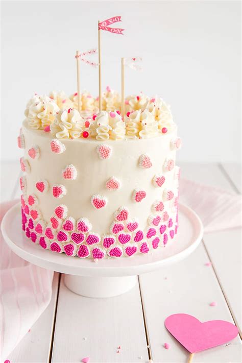 The birthday girls five dogs pink velvet cake covered in buttercream fondant decorations the birthday girl's five dogs. Pink Velvet Cake | Liv for Cake