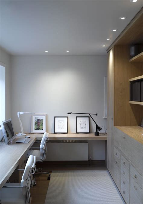 Storage Narrow Rooms Home Office Design Contemporary Home Office