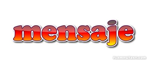 Mensaje Logo Herramienta De Diseño De Logotipos Gratuita De Flaming Text