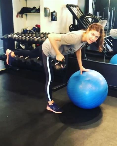 Alexandra Daddario Workout At A Gym Instagram Pictures And Video 05