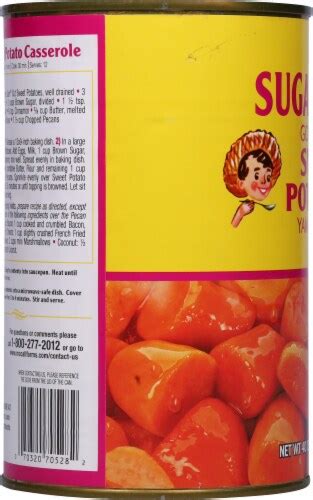 Sugary Sam Golden Cut Sweet Potato Yams In Syrup 40 Oz King Soopers