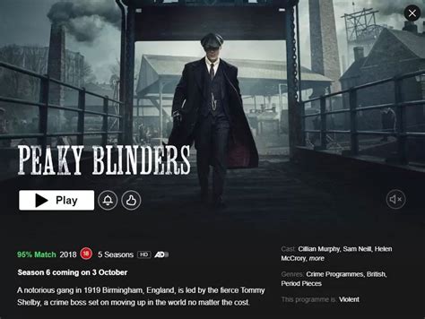 Peaky Blinders Unveils Netflix Release Date For Final Season