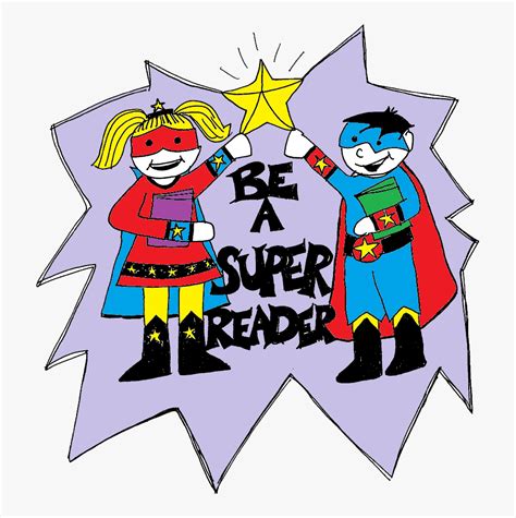 Superhero Reader Clipart Clip Art Library