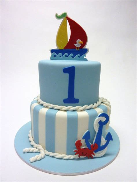 25 Amazing Image Of Nautical Birthday Cakes