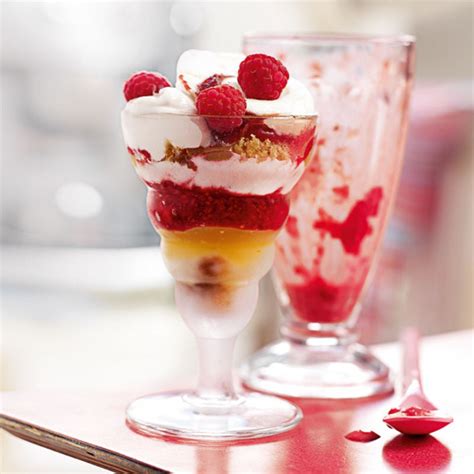 Coupes glacées aux framboises Recette Minceur