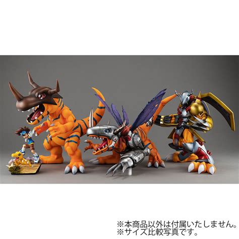 Digimon Adventure Greymon And Taichi Yagami Megahouse Gem Series Non Scale Figure Repeat