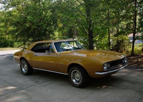 Granada Gold 1967 Chevrolet Camaro For Sale Mcg Marketplace