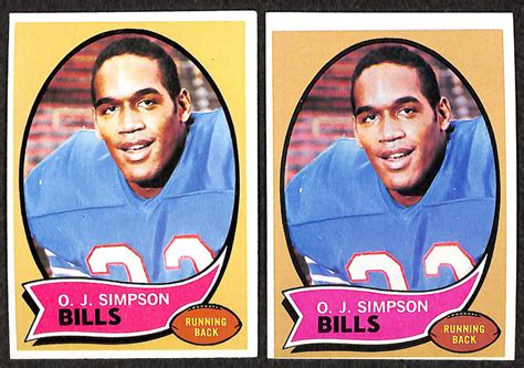 Drama revealing new insights into the murder investigation that became a media sensation. Lot Detail - Lot of 26 OJ Simpson Cards w. 6 - 1970 Rookie ...