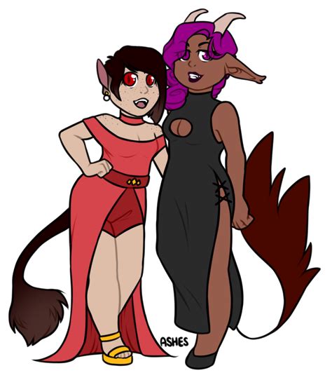 Demon Gals By Drawinggangstar On Deviantart