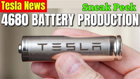 Tesla 4680 Battery Cell Production At Giga Berlin Sneak Peek Youtube