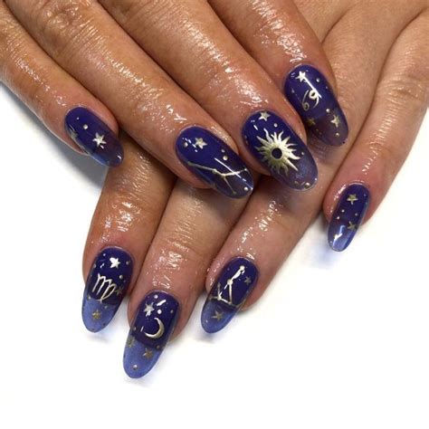 30 Astrology Nail Art Designs Perfect For Any Zodiac The Thrifty Kiwi