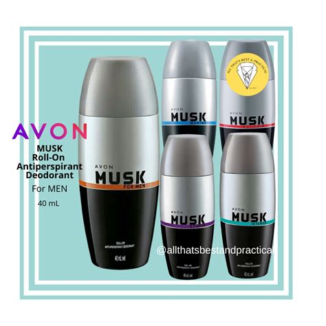 Avon Musk Roll On Antiperspirant Deodorant Shopee Philippines
