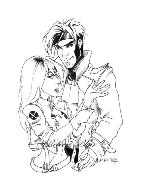 Gambit And Rogue By R Becca On Deviantart