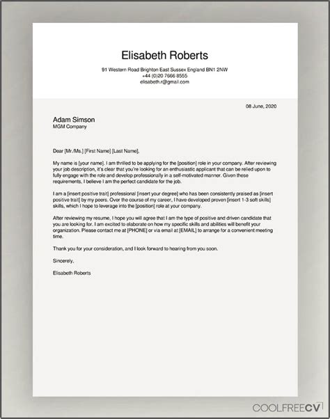 Howto Write Brief Cover Letter Resume Example Resume Example Gallery