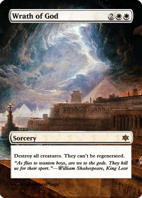 Wrath Of God Magic The Gathering Proxy Cards