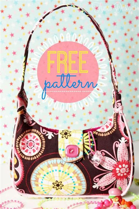 But you could also use wrapping. Free Sewing Pattern- Girl's Purse - FYNES DESIGNS | FYNES DESIGNS