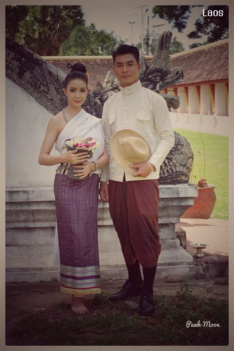 Traditional Costume Of Laos Photos Cantik