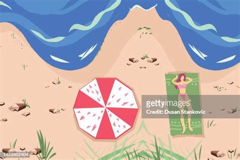 wife sunbathing high res illustrations getty images