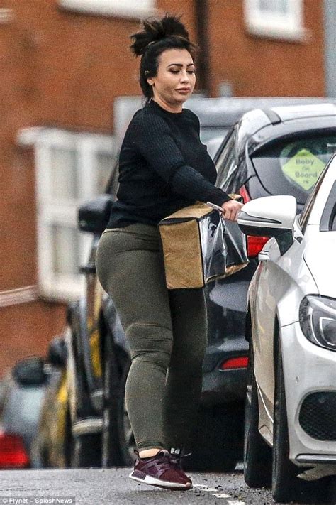 Lauren goodger narrowly avoids walking into a puddle during day out in essex by daily mail reporter. Lauren Goodger says she looks like the Michelin man ...
