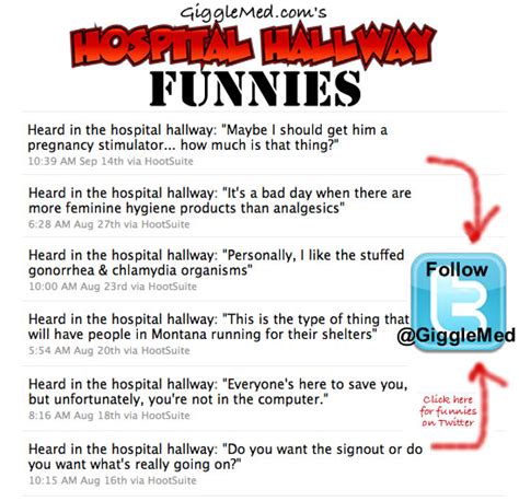 Funny Hospital Quotes Quotesgram