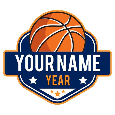 Custom Personal Basketball Sticker