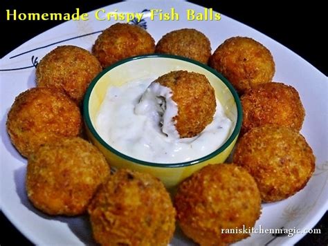 Homemade Crispy Fish Balls Pan Fried Fish Balls