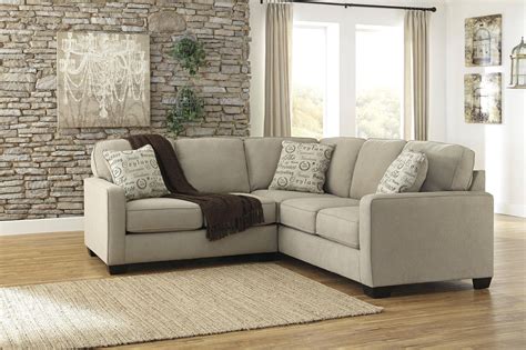 Buy Ashley Alenya Sectional Sofa Left Hand Chase In Quartz Linen Online