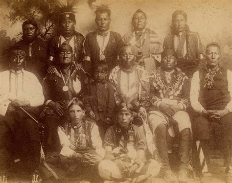 chiefs and councilors osage 1891 by marquette university archives native american print