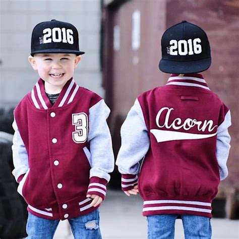 Custom Kids Varsity Jacket Kids Sports Jacket Name Varsity Etsy