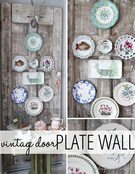 Decorating Ideas Vintage Door Plate Wall Finding Home Farms Plates