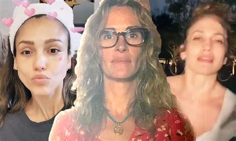 Julia Roberts Leads The Stars Who Go Makeup Free For Stay At Home Selfies