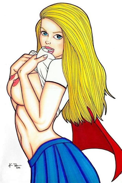 Sexy Supergirl Toon Coy Lustful Lad
