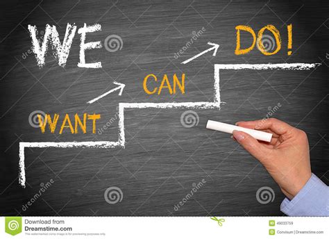 We Want Can Do Stock Illustration Image 49033759