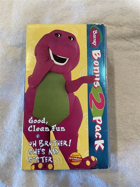 barney barneys good clean fun oh brother shes my sister vhs 1998 packaged 45986020253 ebay