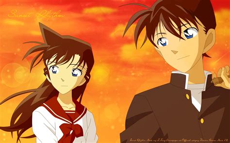 Detective Conan Kudou Shinichi Mouri Ran Vector