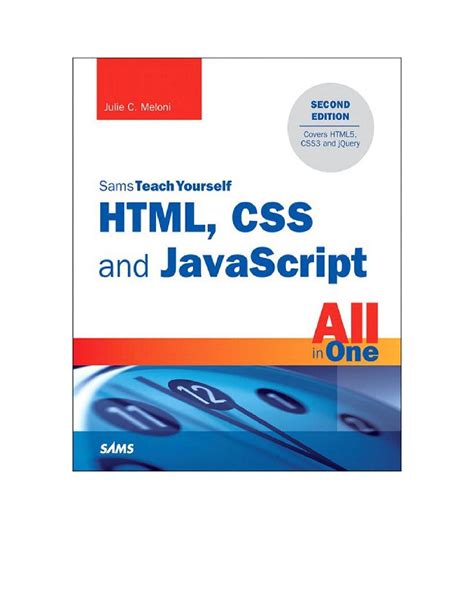 Solution Html Css And Javascript All In One Sams Teach Your Covering