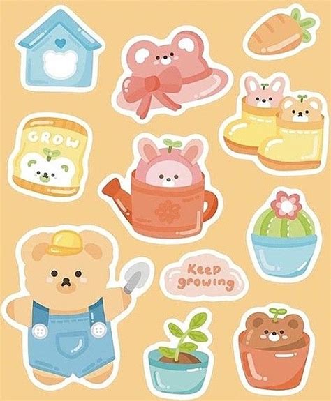 100 mẫu cute sticker korean đáng yêu nhất để sưu tập