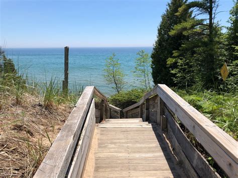 Rising Great Lakes Levels Impact Beaches At Whitefish Dunes State Park