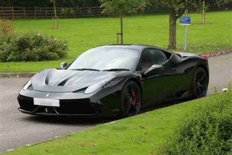 Ferrari 2014 458 Speciale Coupe 45 F1 Petrol Black Dualclutch Car For