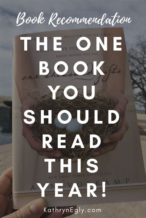 The One Book You Should Read This Year Books You