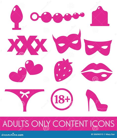 Vector Set Of Sex Shop Icons Stock Vector Illustration Of Education Free Download Nude Photo